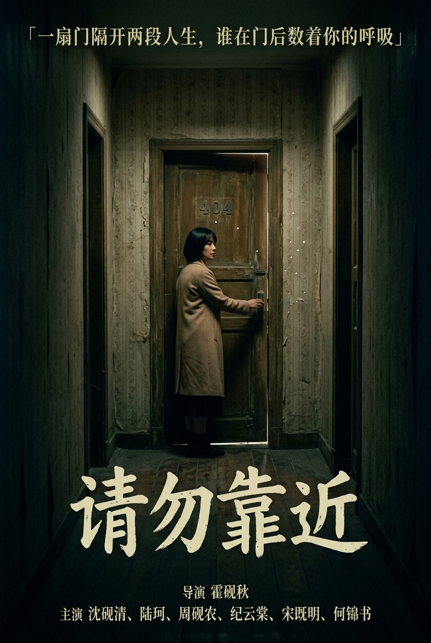 《请勿靠近》海报